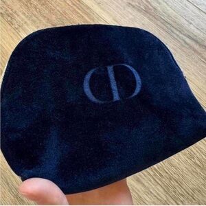 Dior Midnight Blue Satin Pouch